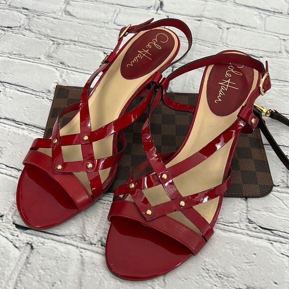 Cole Haan red patent heals - Picture 2 of 7